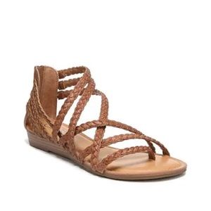 Carlos by Carlos Santana Amara 2  Brown Strappy Sandal size 11M